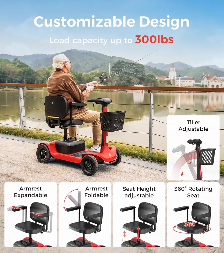 Paiseec S1 Mobility Scooter thumbnail 5
