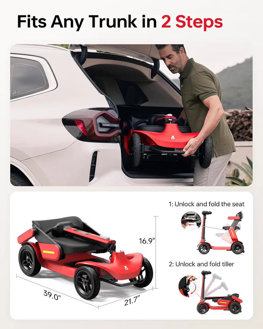 Paiseec S3 Mobility Scooter thumbnail 3