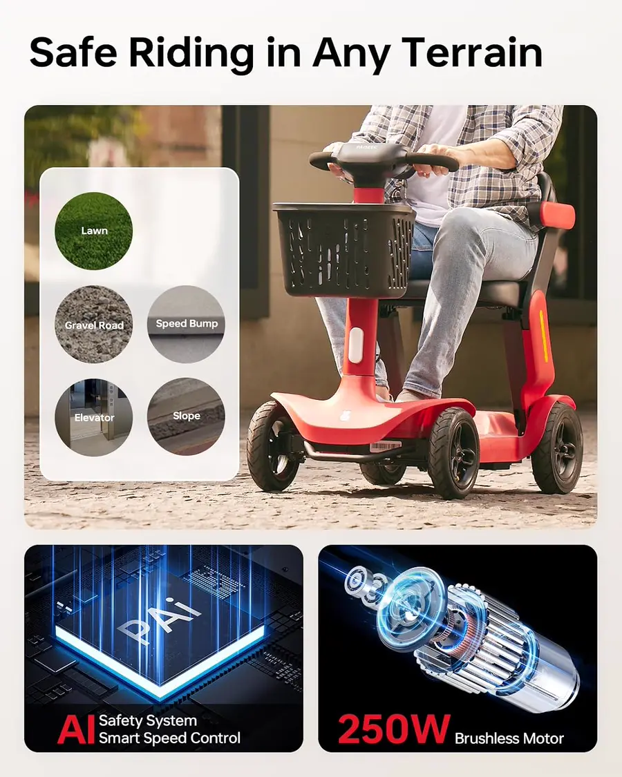 Paiseec S3 Mobility Scooter thumbnail 4