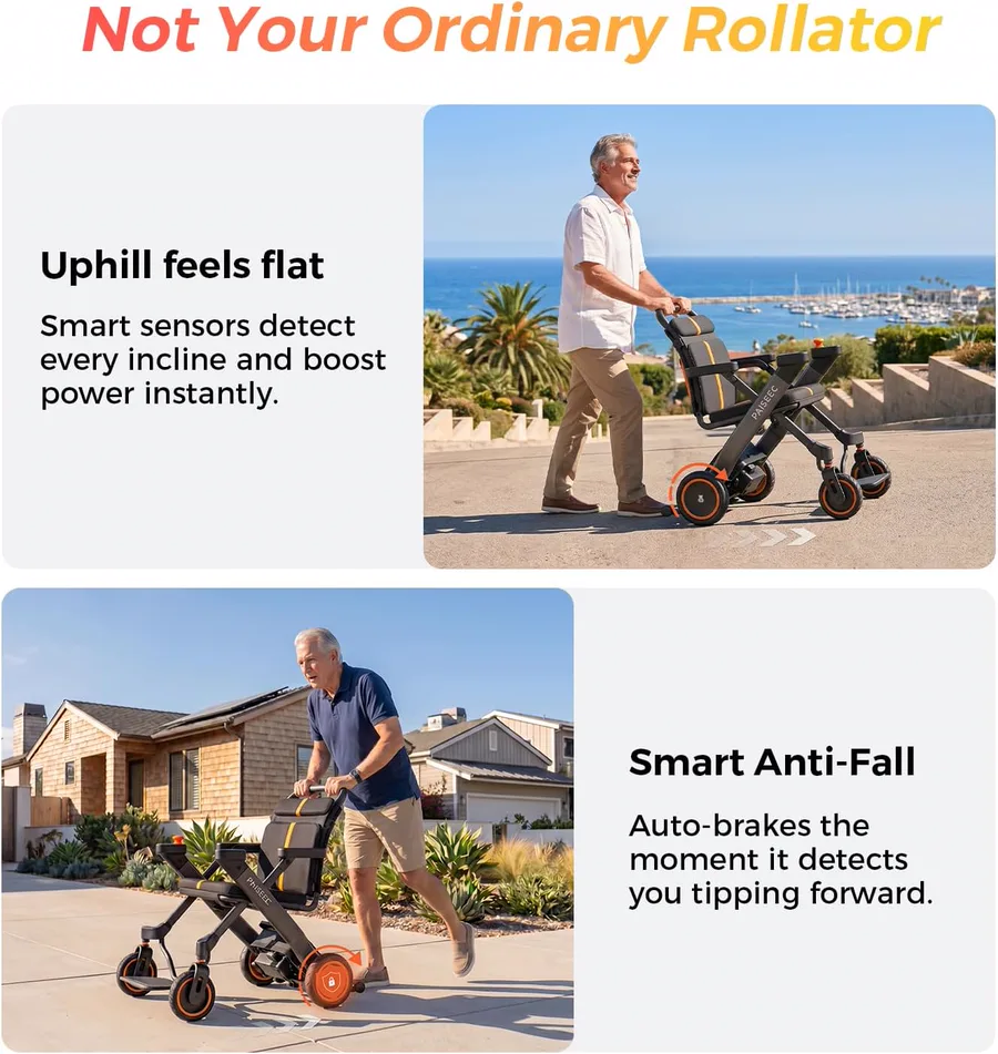 Paiseec W1 2-in-1 Electric Wheelchair thumbnail 3
