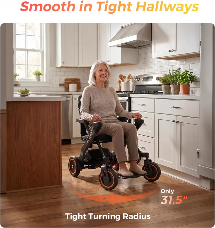 Paiseec W1 2-in-1 Electric Wheelchair thumbnail 6