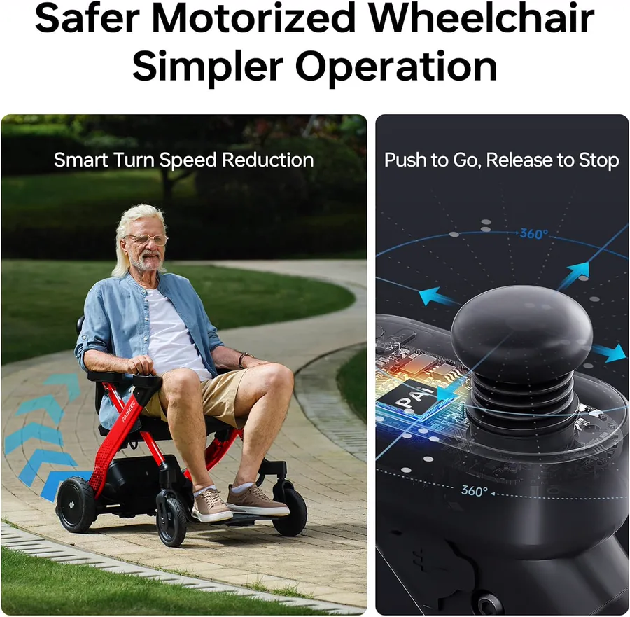 Paiseec W3 3-in-1 Electric Wheelchair thumbnail 3