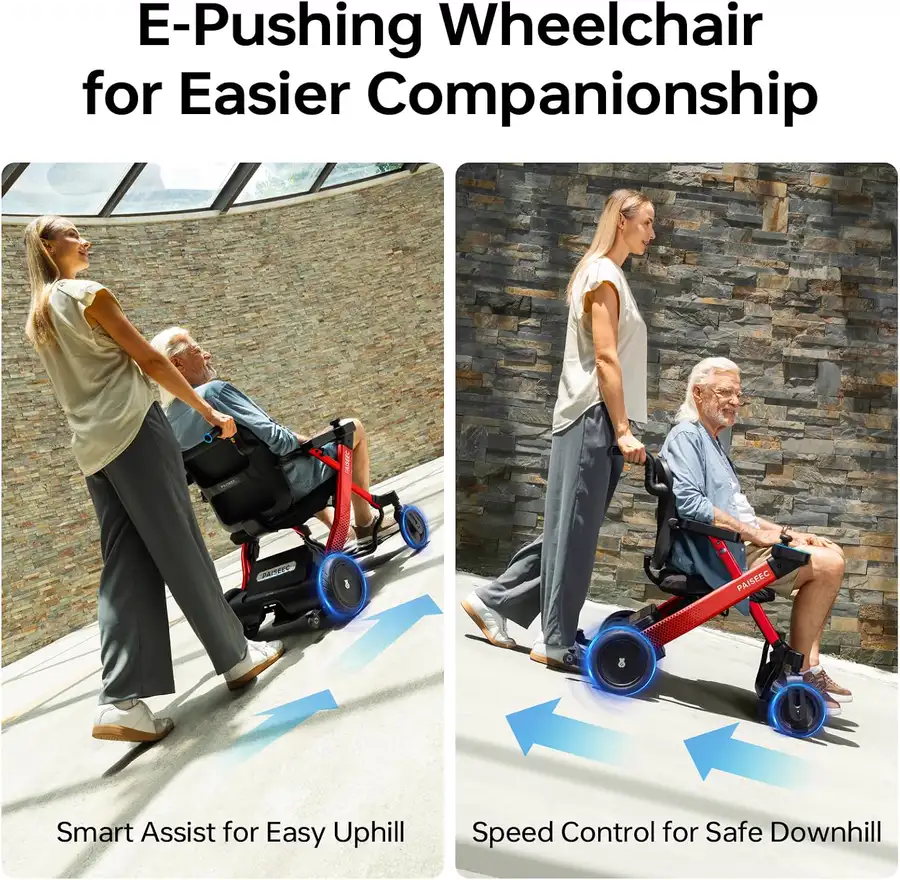 Paiseec W3 3-in-1 Electric Wheelchair thumbnail 4