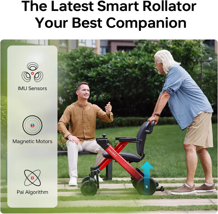Paiseec W3 3-in-1 Electric Wheelchair thumbnail 5